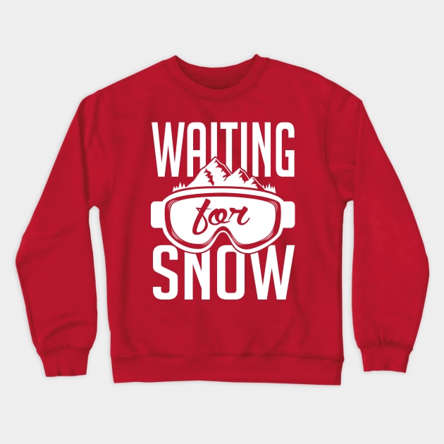 Waiting for snow (white) Crewneck Sweatshirt by nektarinchen